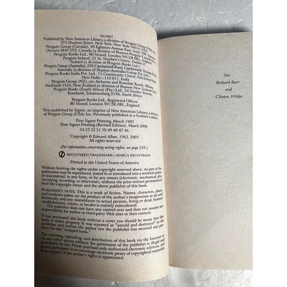 Who's Afraid of Virginia Woolf? First Edition - Book by Edward Albee - Picture 6 of 10